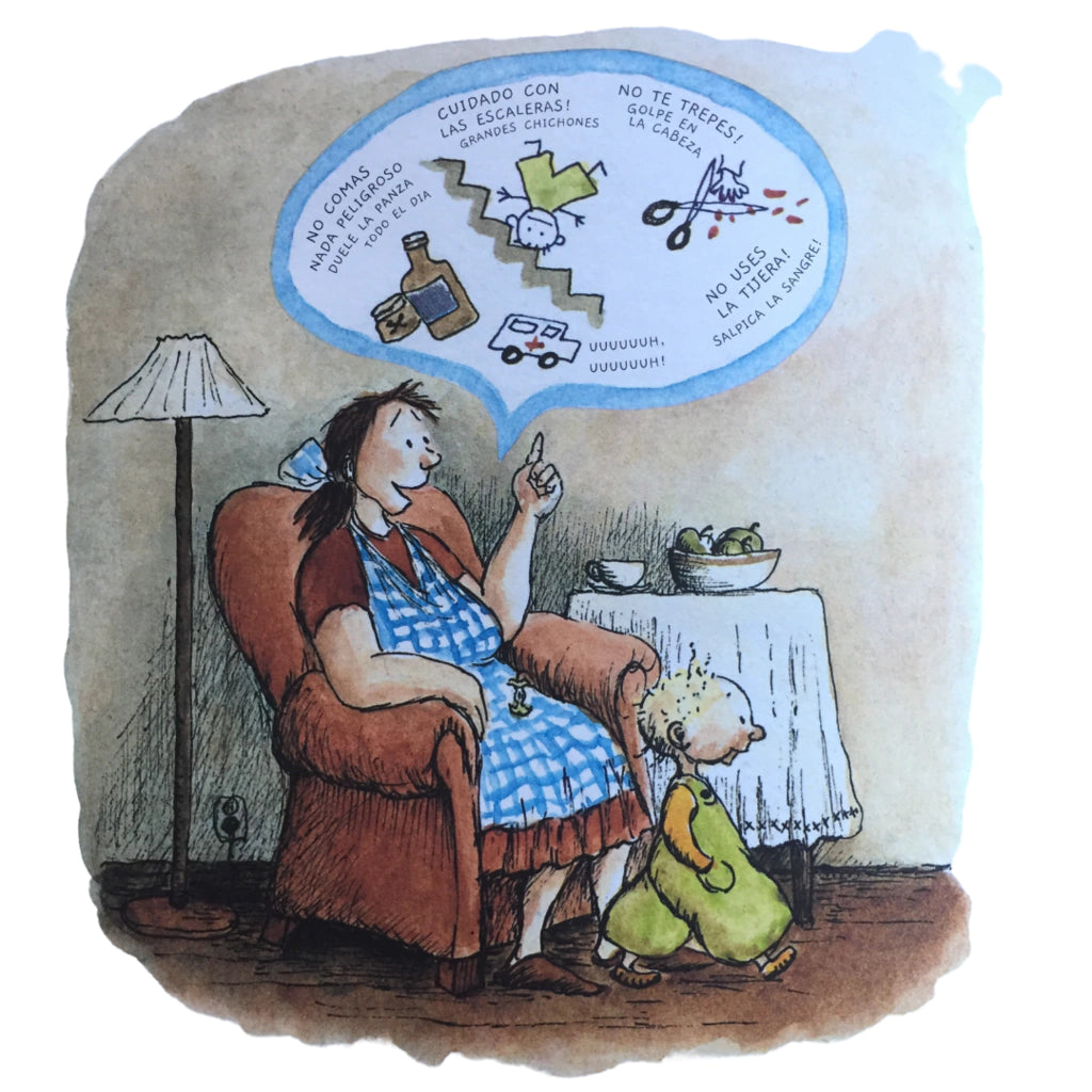 La mamá y el bebé salvaje