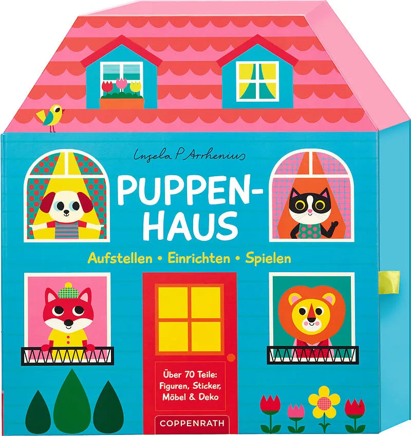 Puppenhaus / Aufstellen, Einrichten, Spielen