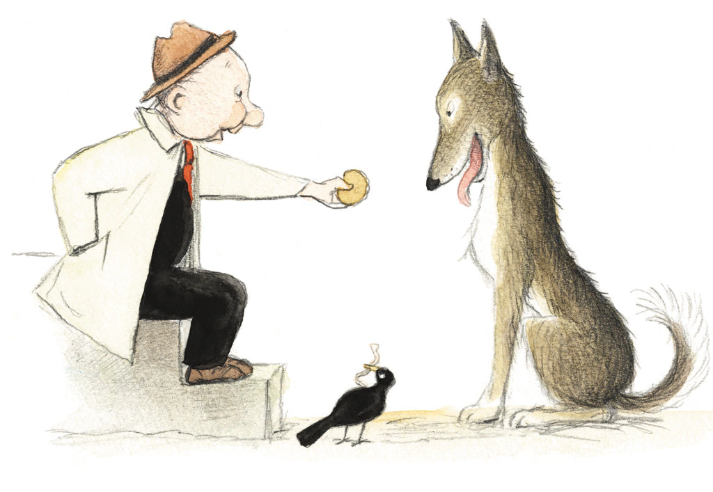 El hombrecito y el perro