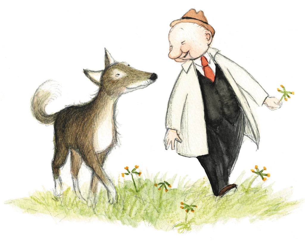 El hombrecito y el perro